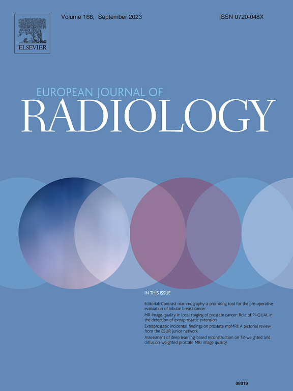 Go to journal home page - European Journal of Radiology